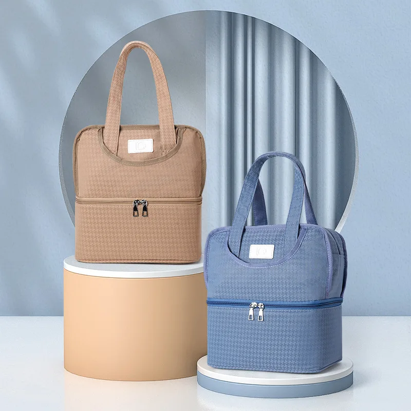 

New Breast Milk Cooler Bag - Portable Insulated Work Bag with Blue Ice Packs for Fresh Milk Storage - Breast Milk Preservation