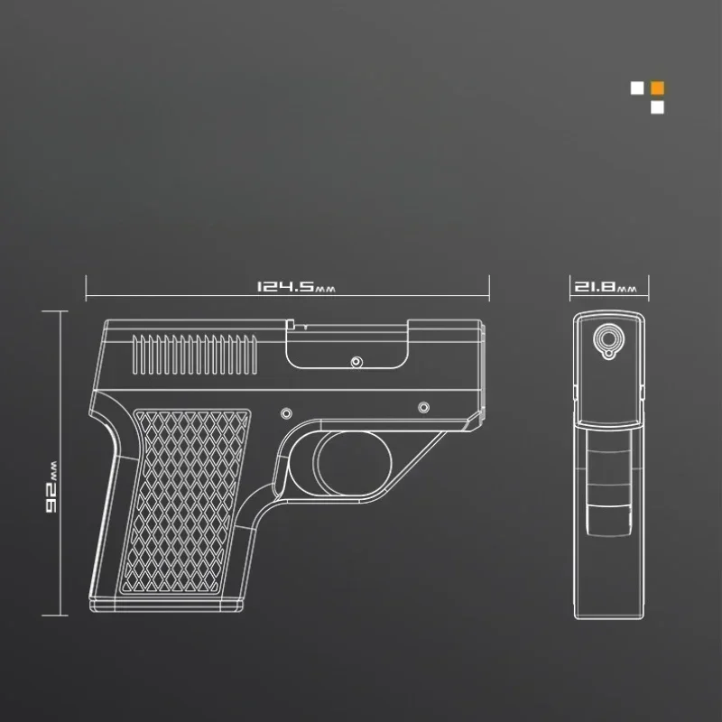 Pistol Style Lighters with 3 Cigarette Case Jet Turb Lighter Gas Lighter Capacity 10PCS Windproof Cigar Lighter Gadgets for Men view 6