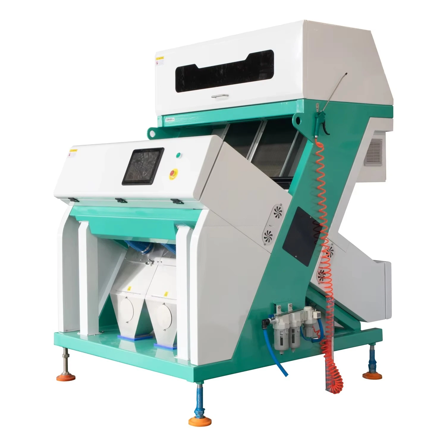 FL Nut Color Sorting Machine Anti‑blocking Feeding Structure Sorting Device For Cashew Almond Color Selecting Workshop Machine