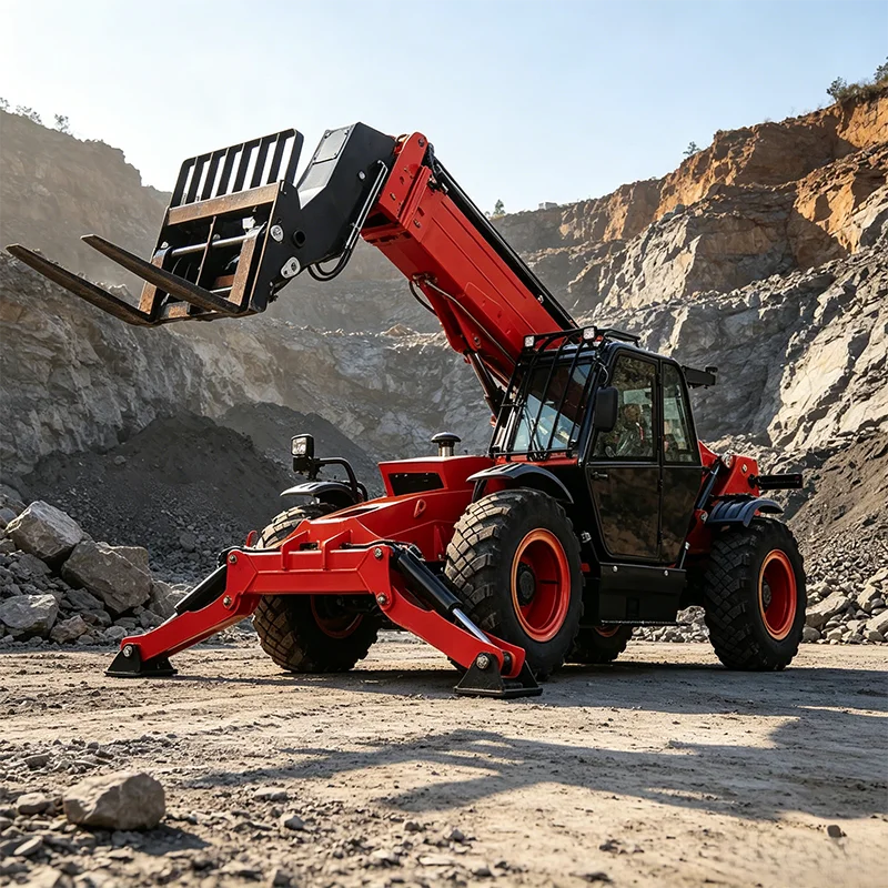 Compact Telehandler with 3 Ton Load and 6 Meter Lift Height for Warehouse and Industrial Indoor Applications