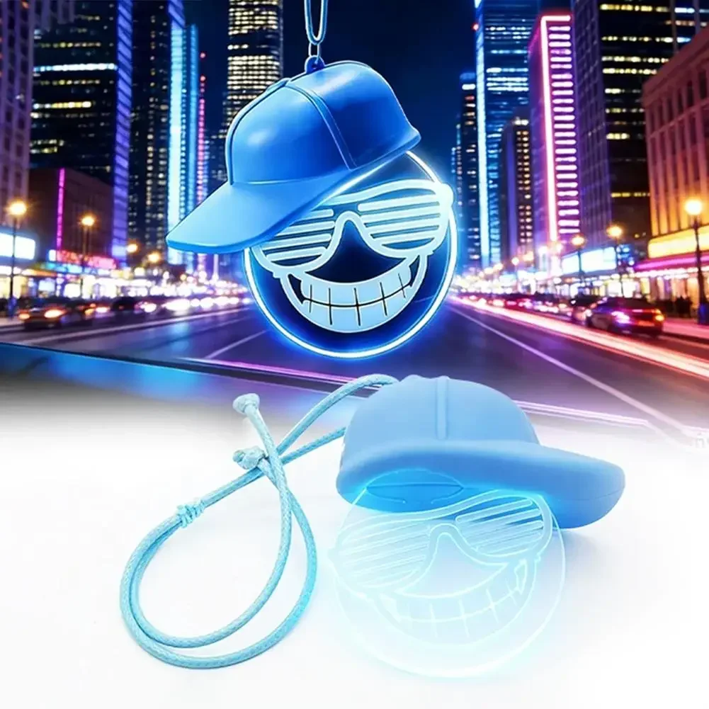 Retro pendant for car environment lights, car interior, hat face, luminous light bulb, rearview mirror, pendant light