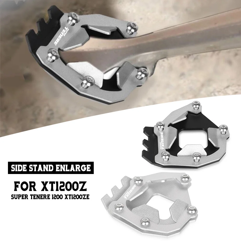 

For Yamaha XT1200Z 1200 Super Tenere 1200 XT1200ZE Motorcycle Kickstand Extension Foot Side Stand Enlarger Plate Pad XT 1200 Z