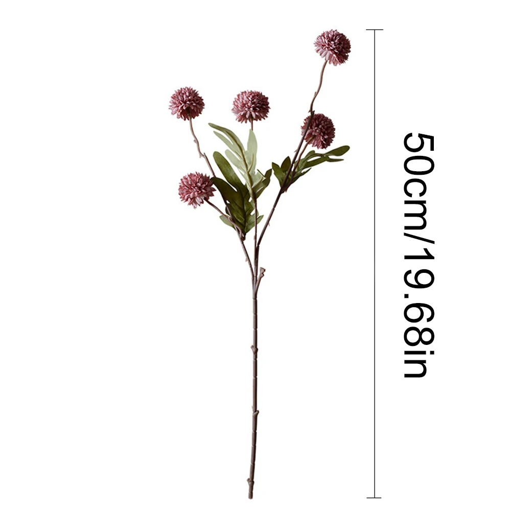 20 "Faux Kiku الزهور الخريف الزهور الاصطناعي الديكور لزهرية غرفة المنزل الزفاف ديكور ترتيب الجدول عطلة ديكور الحفلات #6