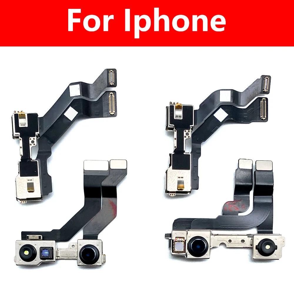 Good quality For IPhone 12 13 Pro Max 12mini Back Rear Camera Module Flex Cable + Front Facing Camera Replacement