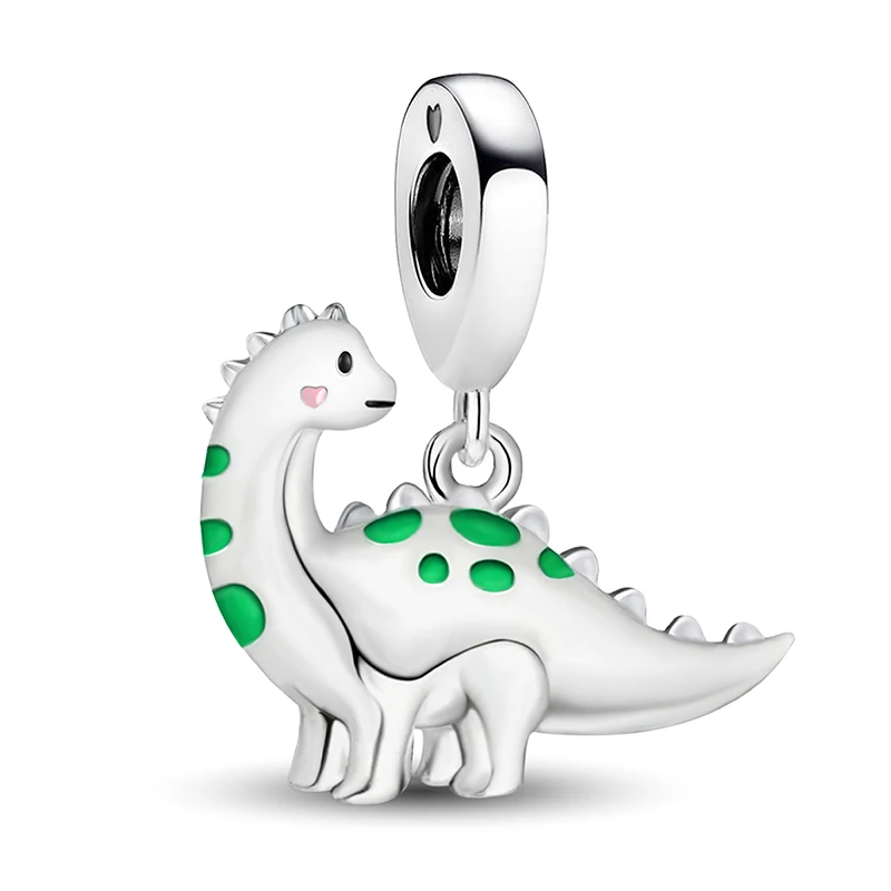 

925 Sterling Silver Variable Dinosaur Chameleon Cute Charm Bead Fit Diy Bracelet Bangle Making Gift Of High Quality Jewelry