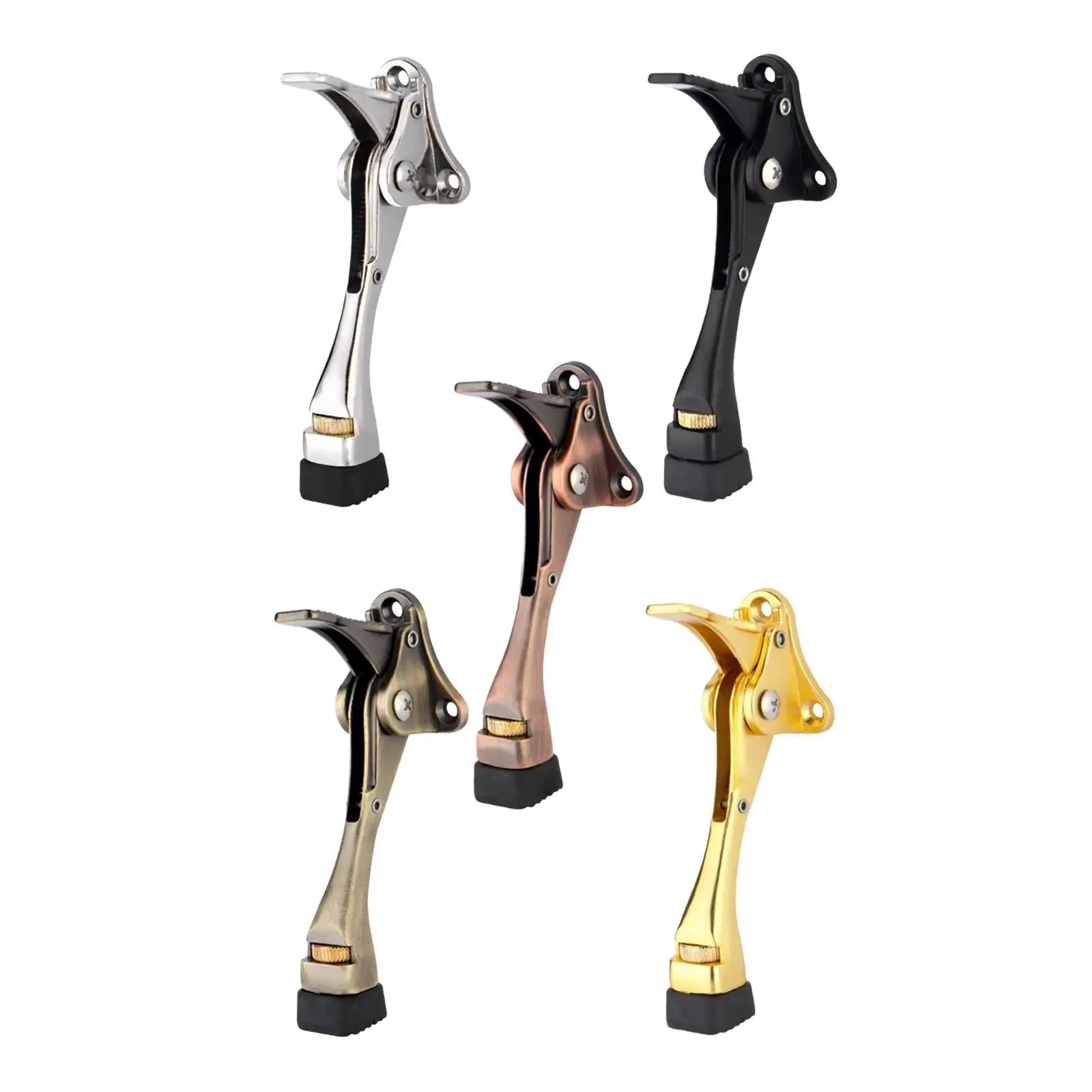 

Adjustable Indoor Door Stop Door Wedge Accessories Zinc Alloy Simple Assembly