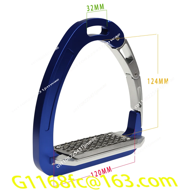 Hot Selling Professional ST3121 Aluminum Alloy Safety Stirrup Stainless Steel Anti-skid Pedal