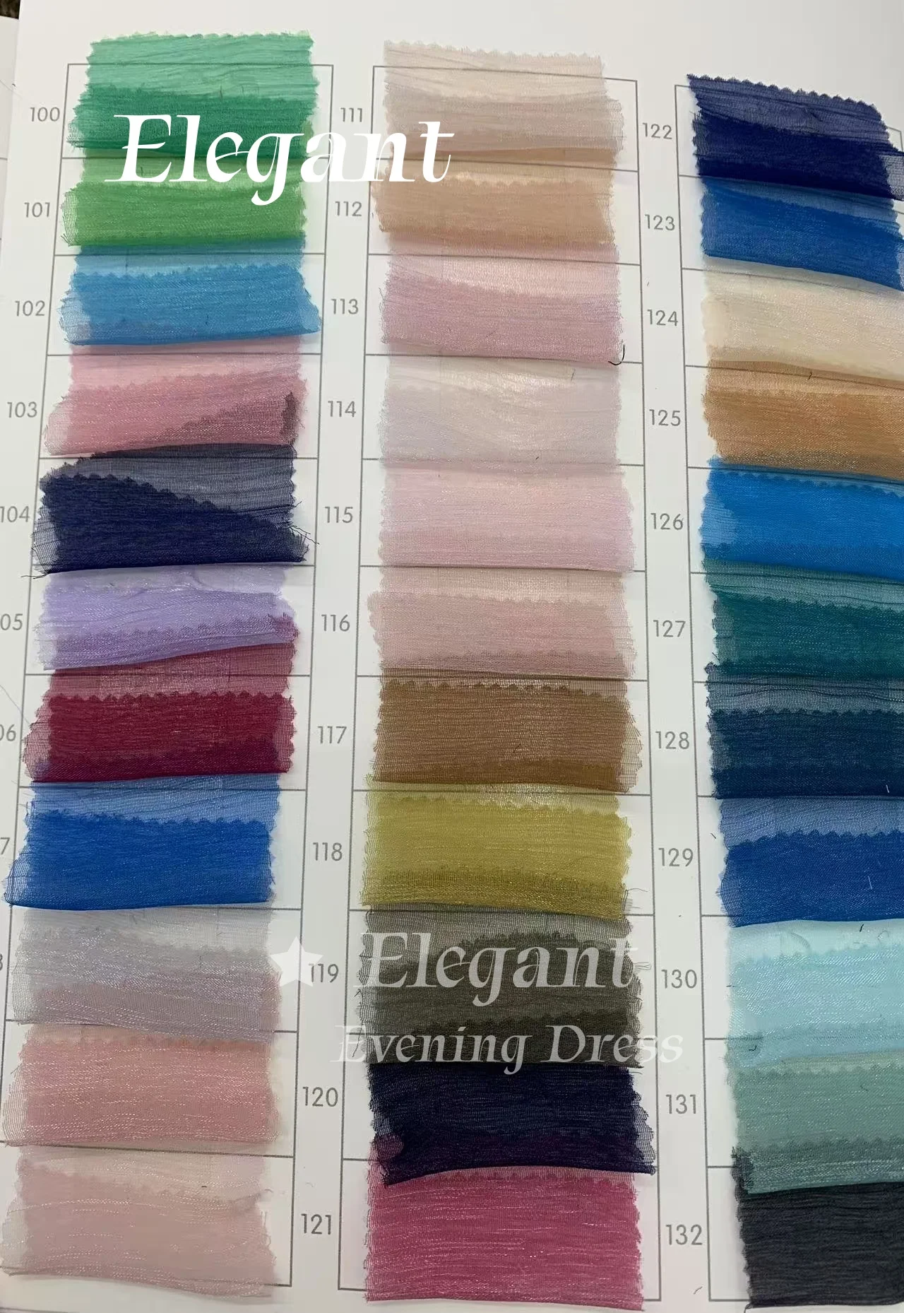 Soft Chiffon Sheer Fabric Sheer Breathable Material for Wedding Evening Gown DIY Clothing Sewing Supplies Customized