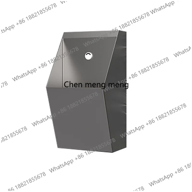 Light luxury 304 stainless steel urinal, wall-mounted induction bar hotel men's toilet urinal
