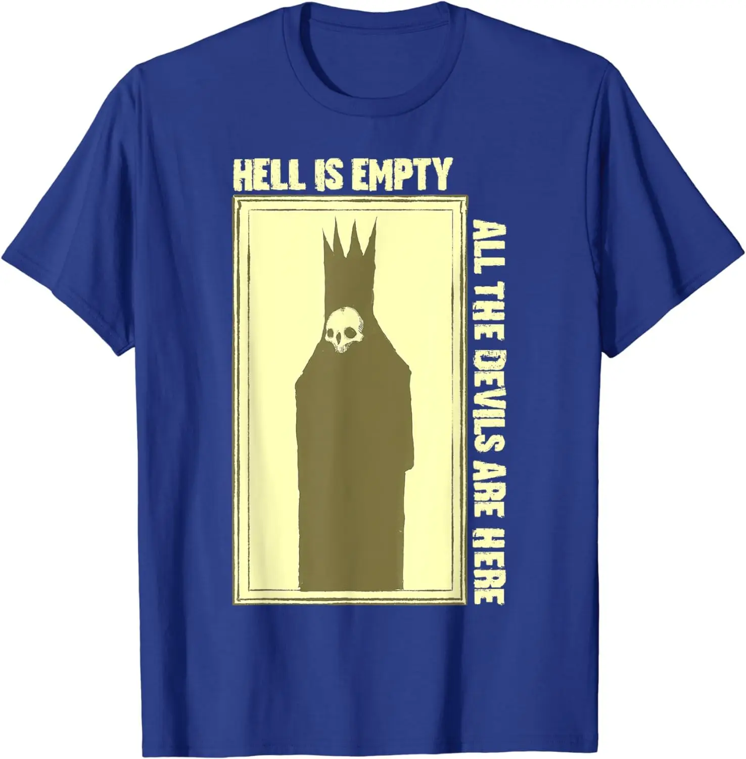 Hell Is Empty All The Devils Are Here T-Shirt Anime Graphic T-shirts For Men Clothing Women Tees High Quality 100%Cotton