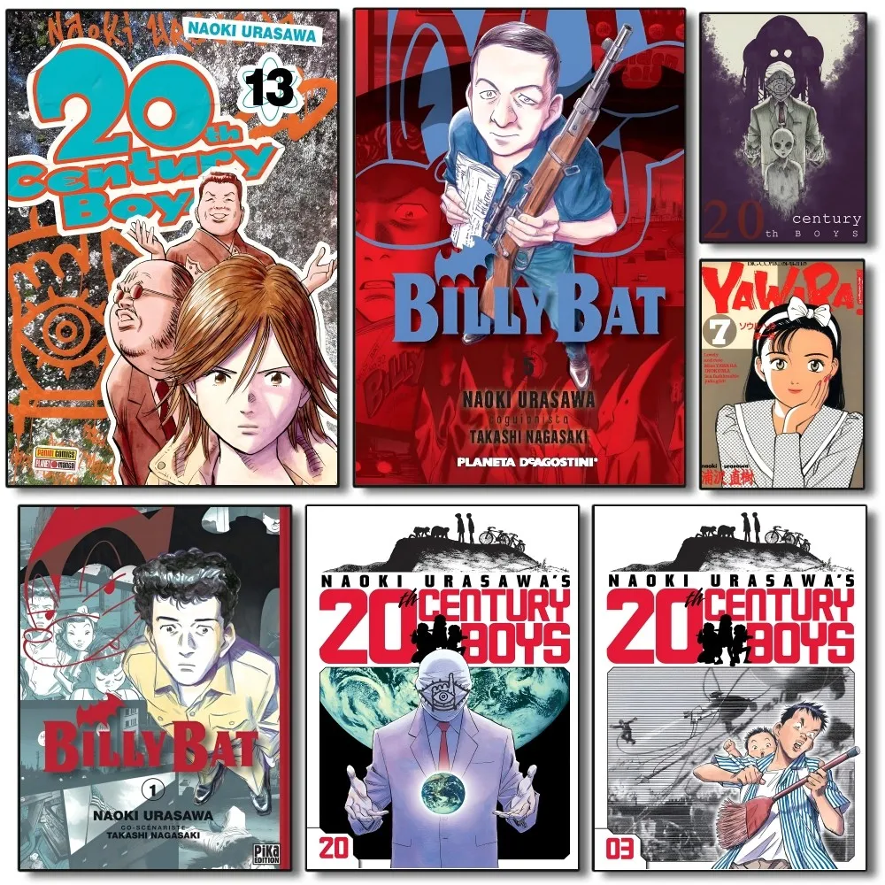 1 قطعة Naoki Urasawa المشارك ورقة طباعة غرفة المعيشة المنزلي غرفة نوم مدخل بار مطعم مقهى الفن اللوحة الديكور