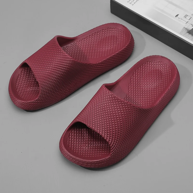 Summer Men's Slippers Indoor Bathroom Anti-slip Beach Sandals Outdoor EVA Soft Slides Flip-flops Men Women House Slippers Shoes