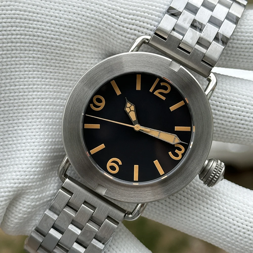 Steeldive Limited SD1912 Oversize 47MM Brushed Case with Rotatable Bezel Sapphire Glass Automatic 3000M Waterproof Watch Men
