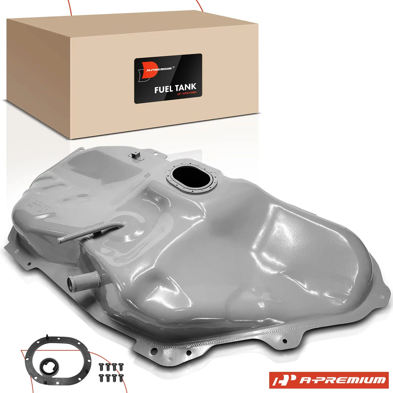 A-Premium 11 Gallons Silver Fuel Tank for Toyota Paseo 1992-1996 Tercel 1991-1996