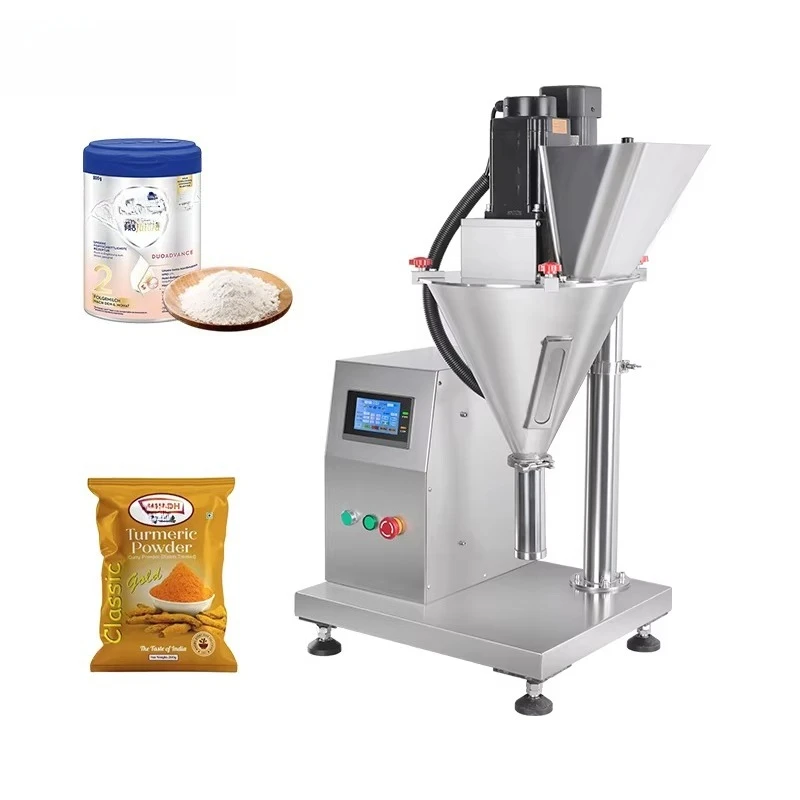 آلة تعبئة المسحوق الكمي شبه الأوتوماتيكية 0.1-100 جرام - معدات تعبئة مسحوق القهوة عالية الدقة