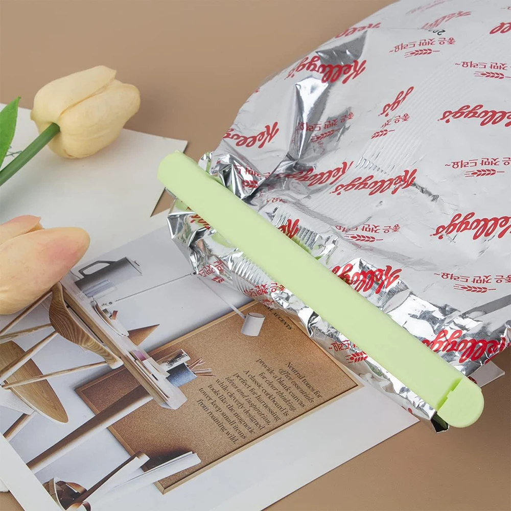 10 Stück Lebensmittelbeutel-Dichtungsklammern, Plastiktüten, bunte Dichtungsklammern für Küche, Snacks, Kaffee, Kartoffelchips, Lebensmittelaufbewahrungstasche – Detail 7