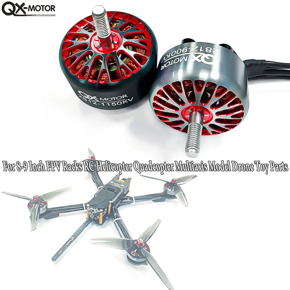 

QX-MOTOR QX2812 900KV 1150KV Brushless Motor Compatible 8-9 inch Propeller for 8-9 inch FPV Racks Multirotor aircraft Fixed-wing