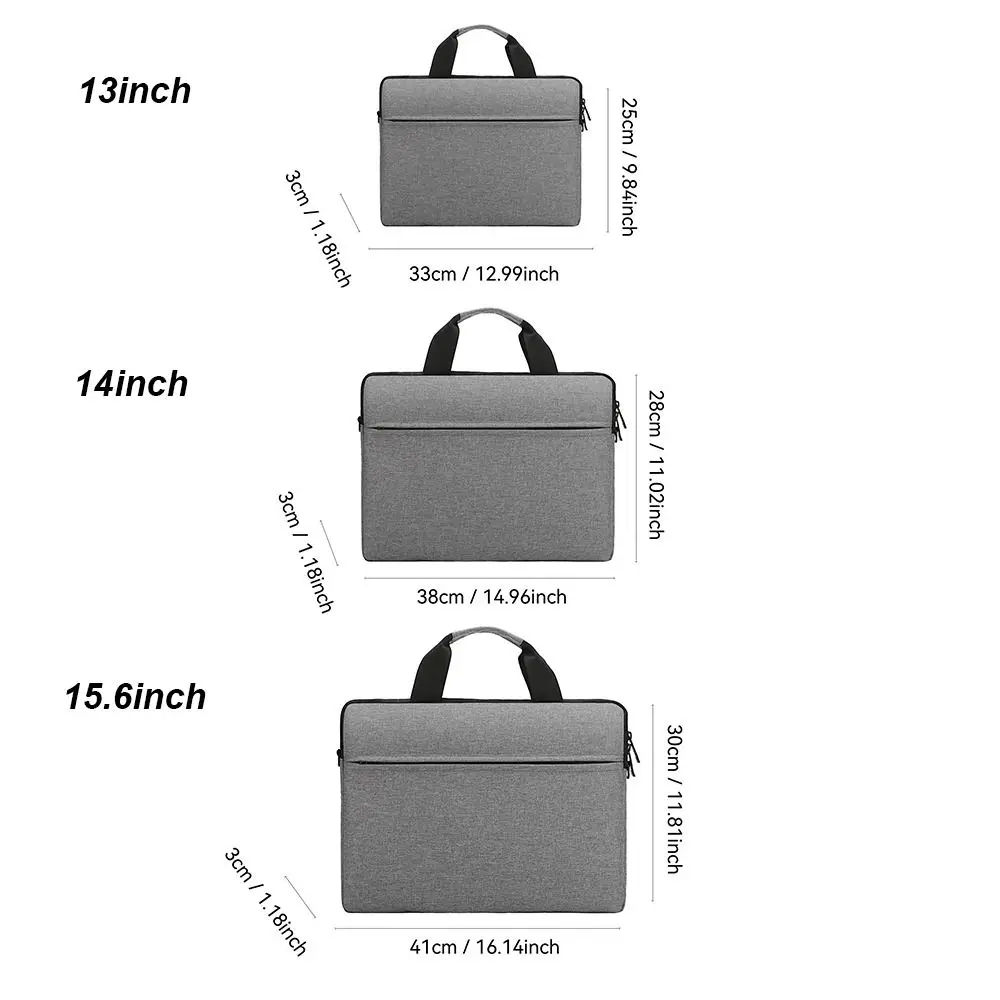 Casing Laptop Universal Anti Guncangan Kapasitas Besar Ultra Tipis Tas Laptop Bisnis Fashion Penutup Notebook