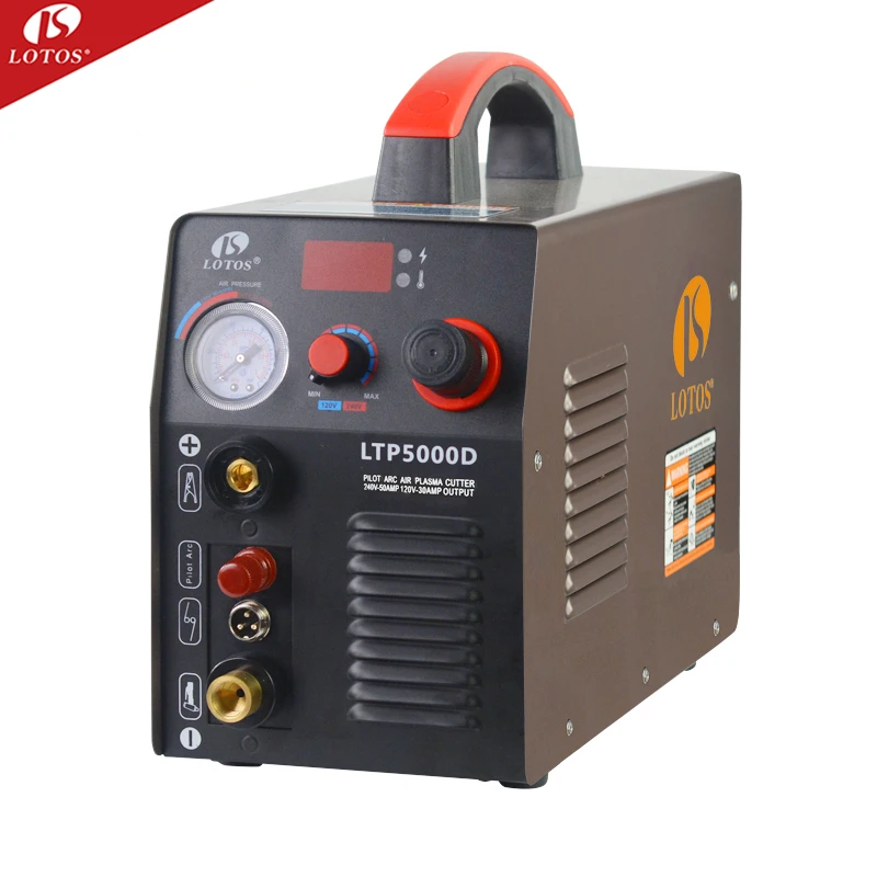 

Lotos LTP5000D Portable Cutting Machine Plasma Metal 110v/220v Single Phase 15mm Free Plasma Cutter For Thanks Giving Gfit