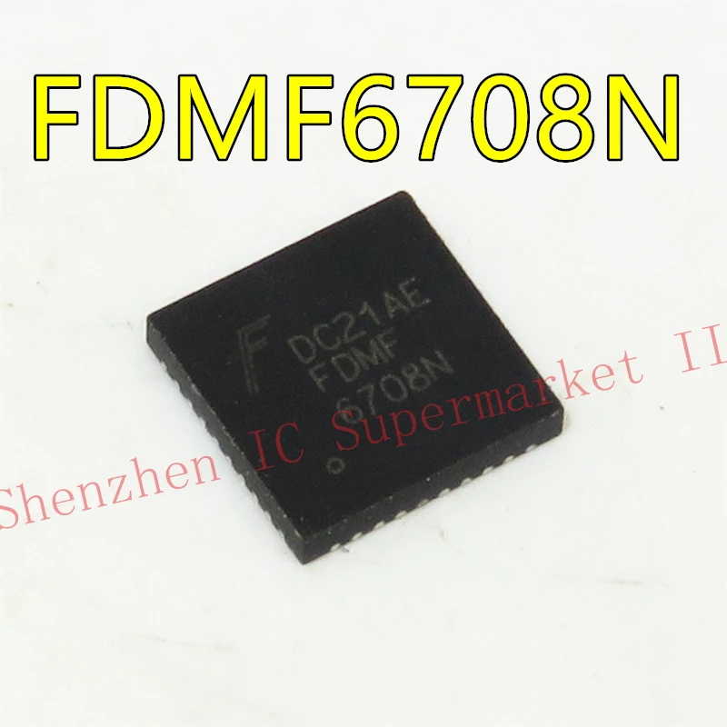 New original FDMF6708N TFQFN-40 Extra-Small, High-Performance, High-Frequency DrMOS Module