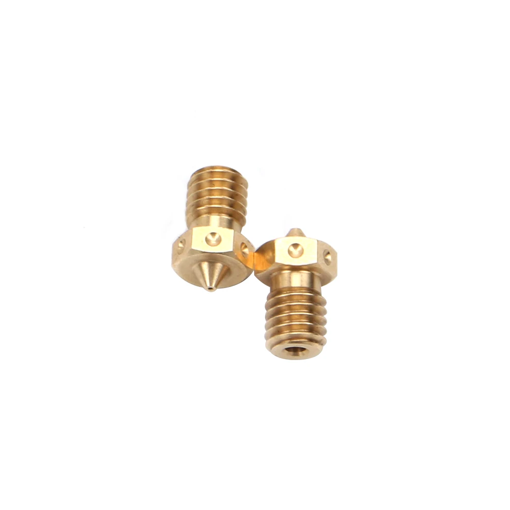 High Precision E3D Convex Nozzle V5/V6 Prusa Mini Dotting Copper Nozzle 3D Printer Accessories Nozzle 0.6