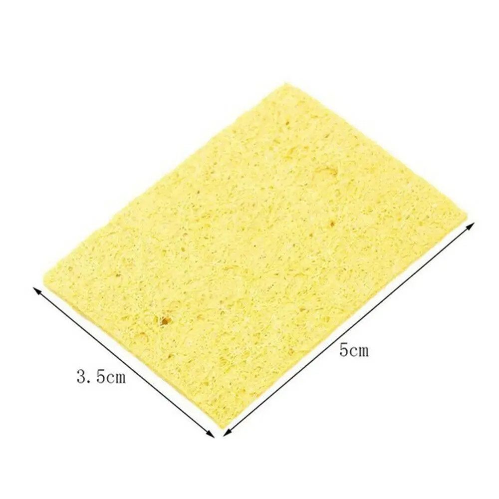 Yellow Enduring High Temperature Cleaning Sponge For Electric Welding Welding Accessories Soldering Tip Cleaner