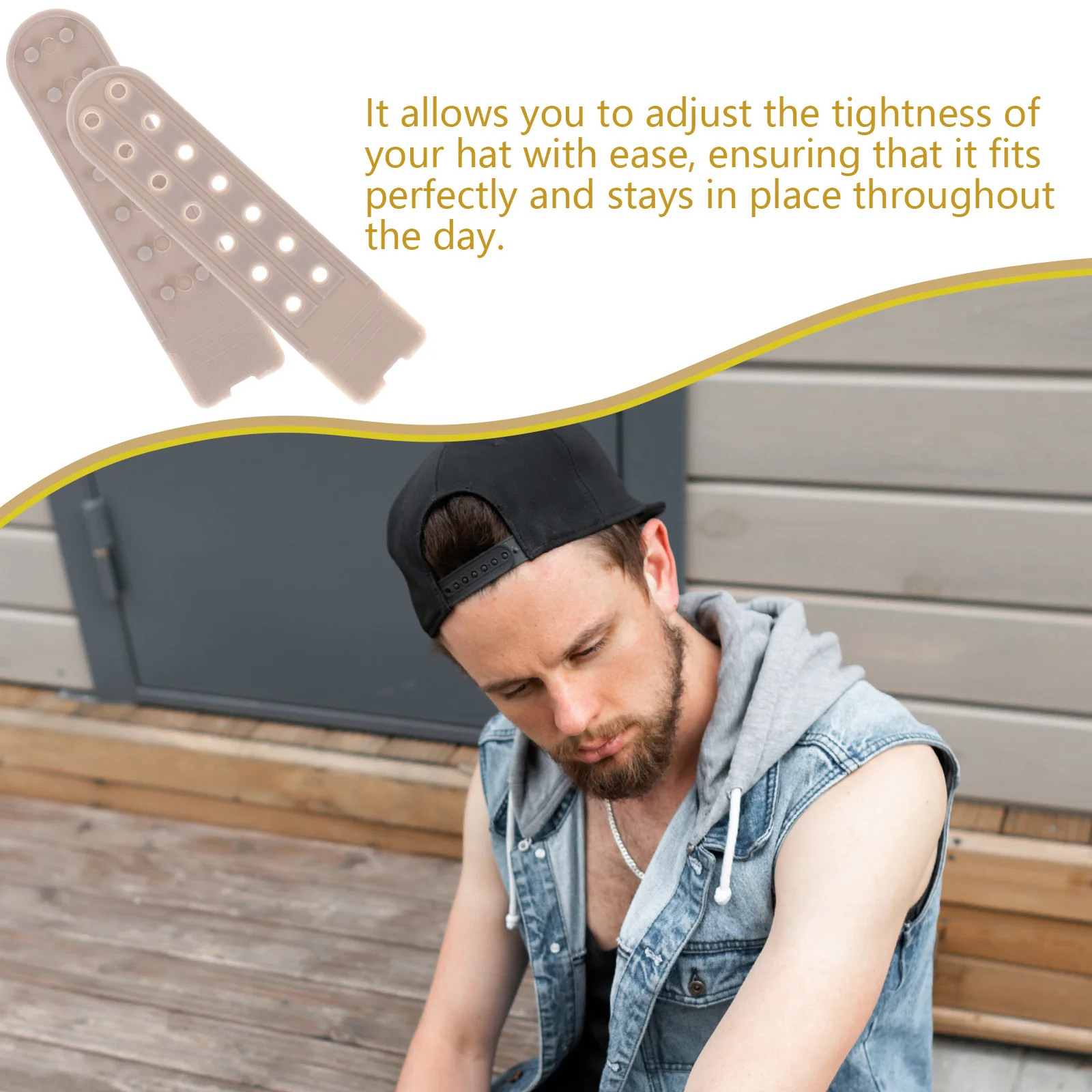 

10Pairs Adjustable Hat Buckles Cap Extenders Replacement Snapbacks Portable Hat Extender Straps Snapbacks Extender