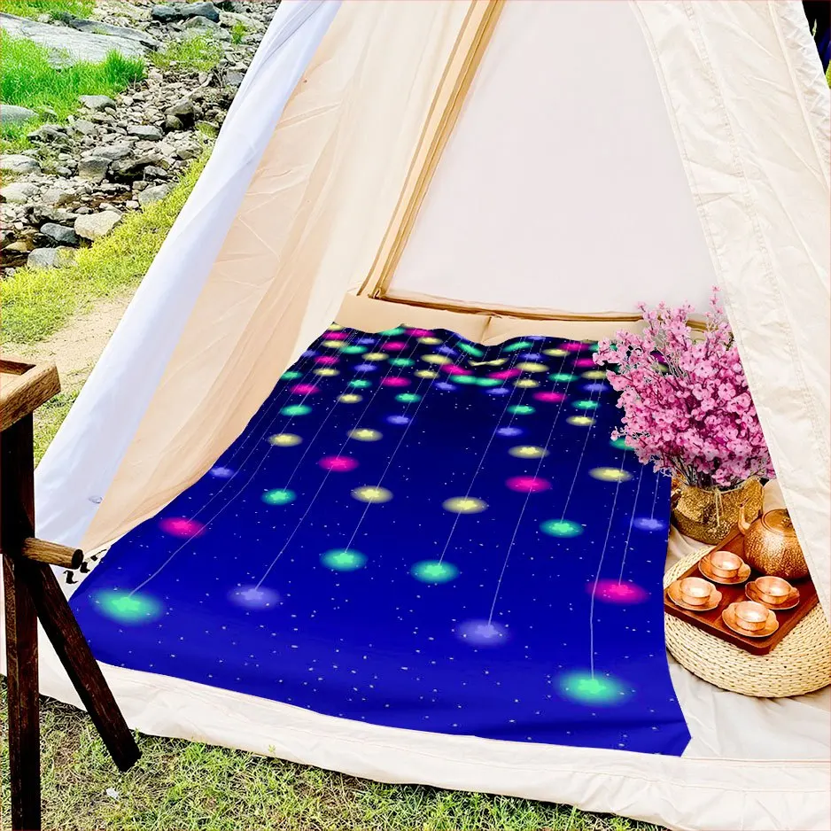 Celestial Night Sky Blanket Reversible Flannel Throw for Stargazers AllSeason Comfort Cosmic Dreams Gift