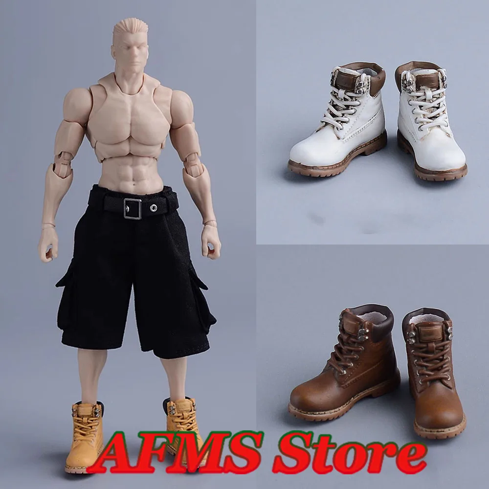 

1/12 Scale Collectible Figure Boots Military Treking Tactical Boots Work Shoes Sneakers Fit 6Inch Men Soldier Action Figure Body