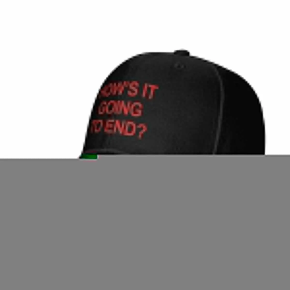 The Truman Show - HOW'S IT GOING TO END Baseball Cap Snapback Flat Bill Strapback Dad Hat Six Panel Structured Crown