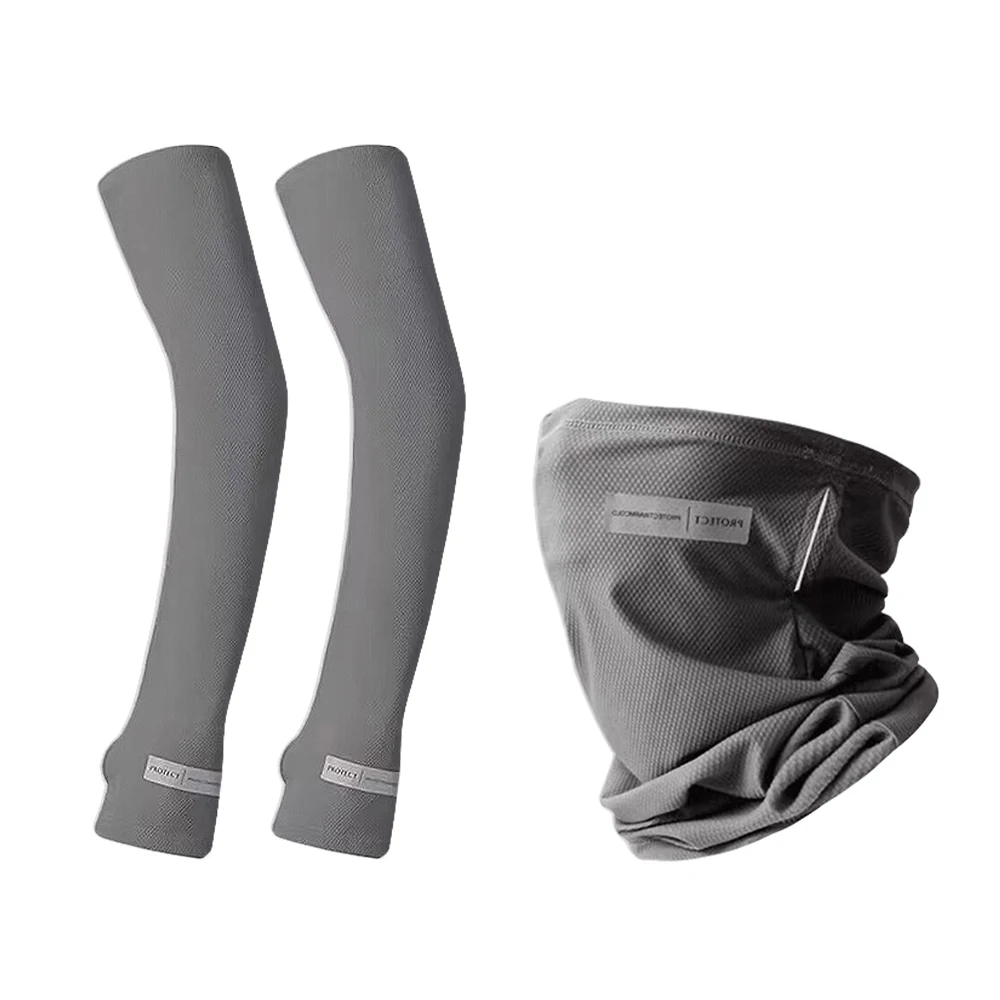 Conjunto de manga anti-queimaduras solares para mulheres, Cool Muff, luvas longas para ciclismo esportivo ao ar livre, protetor de mão de verão, proteção solar UV, 2 peças