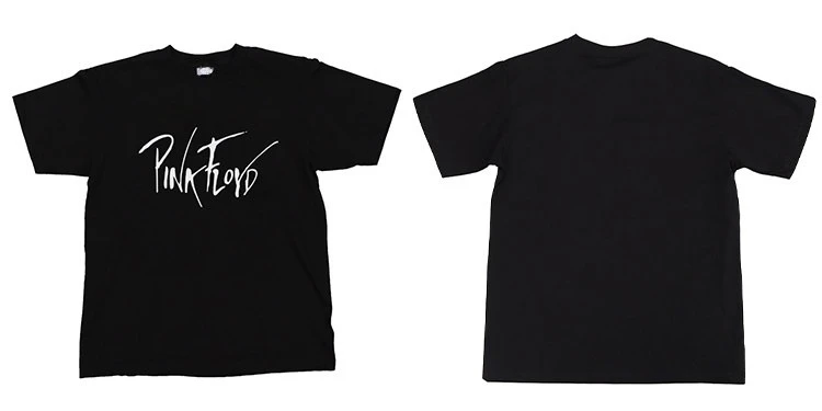 Pink Floyd Pink Floyd Rock Band Printed American Retro Punk Small Boys Shoulder Short-sleeved T-shirt Fan Support Clothing