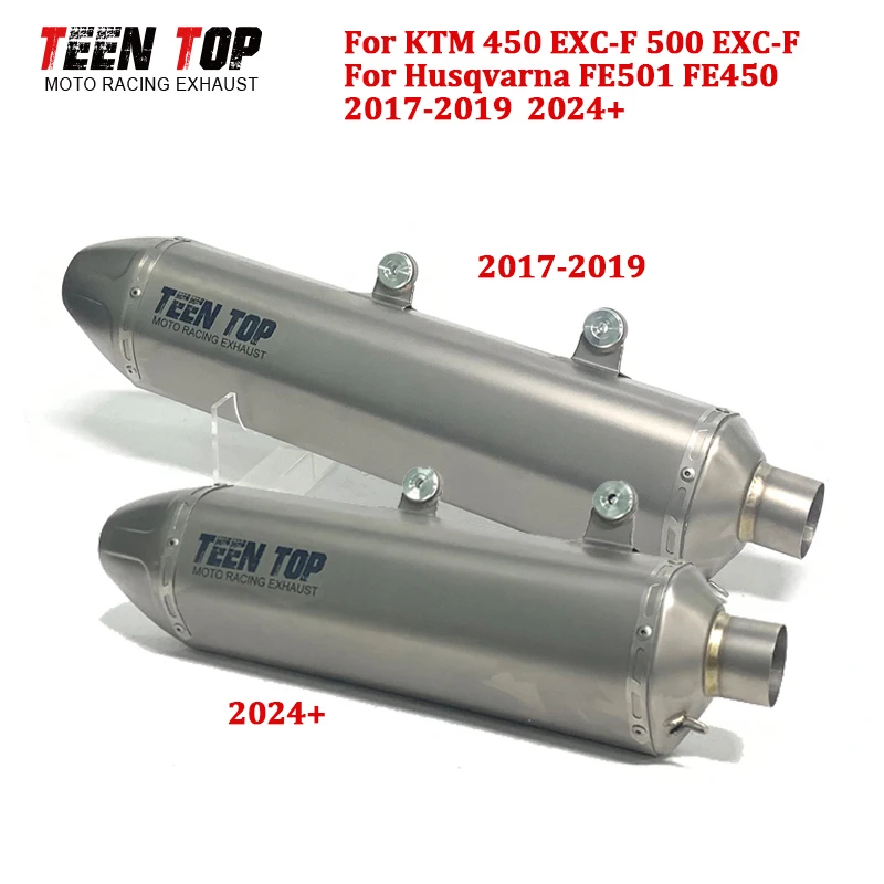 

Titanium Offroad Bike Exhaust Pipe For KTM 450EXC-F 500EXC-F Exhaust Muffler For Husqvarna FE450 FE501 Exhaust Elbow Escape Moto
