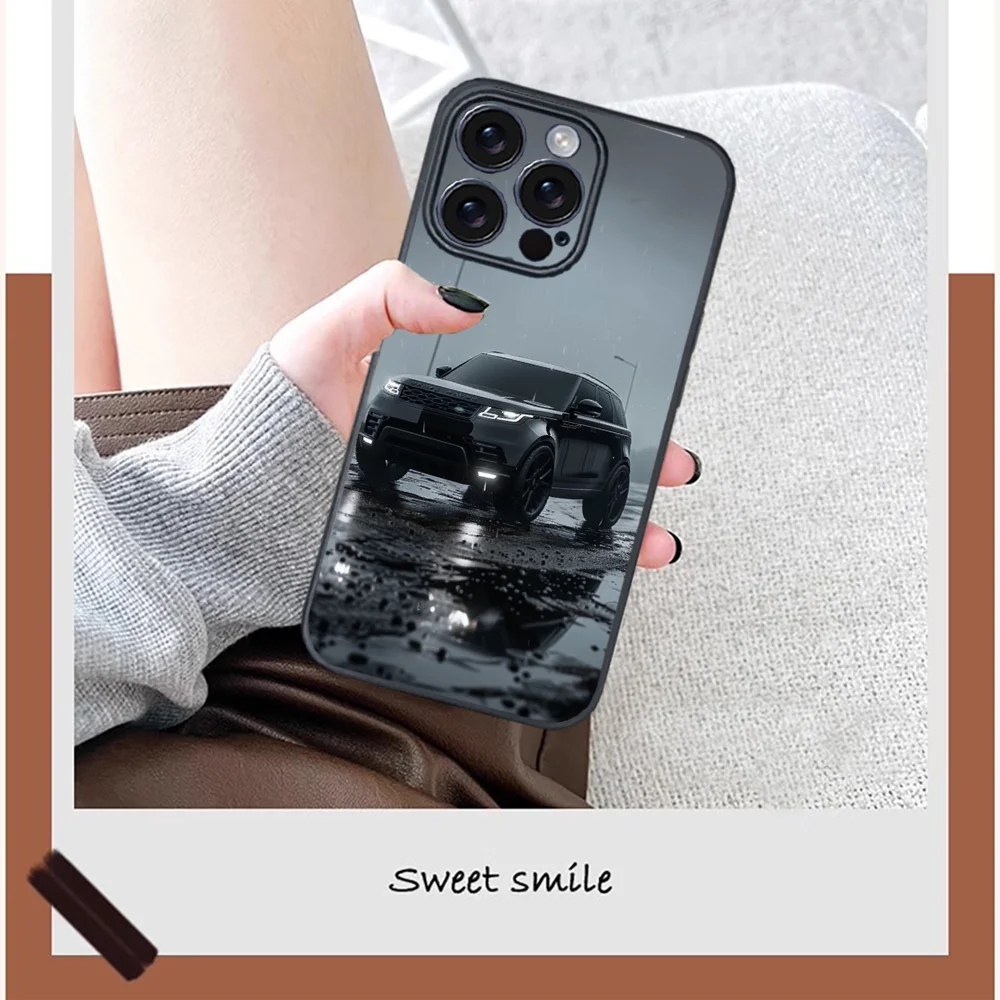 SUV Car L-Land R-Rovere Phone Case For iPhone 16 15 14 13 12 11 PRO MAX PLUS Mini TPU Soft to  Skin-friendly case