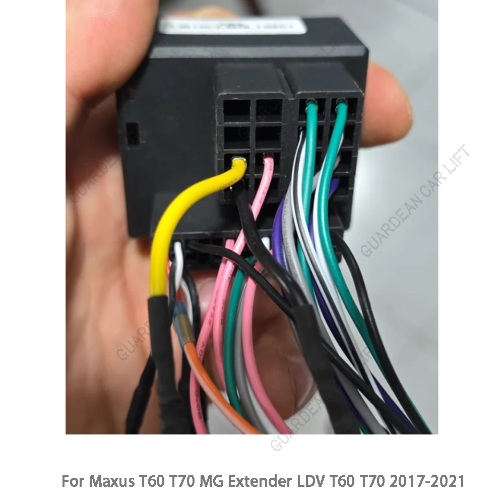 16PIN Android Radio Harness Wire Cable For Maxus T60 T70 MG Extender LDV T60 T70 2017-2021 2DIN Head Unit Stereo Plug