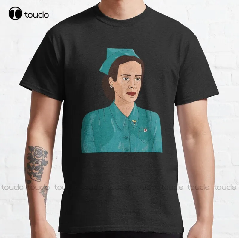 New Nurse Ratched Classic 6 Sarah Paulson Ratched Nurse Ratched T-Shirt College T Shirts Cotton Tee S-5Xl