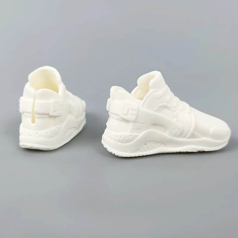 White Fashion Doll Shoes for Ken Boy Doll Sneakers Basketball Sports Shoes for Barbie\'s Boyfriend Ken 1/6 Dolls Accessories Toys