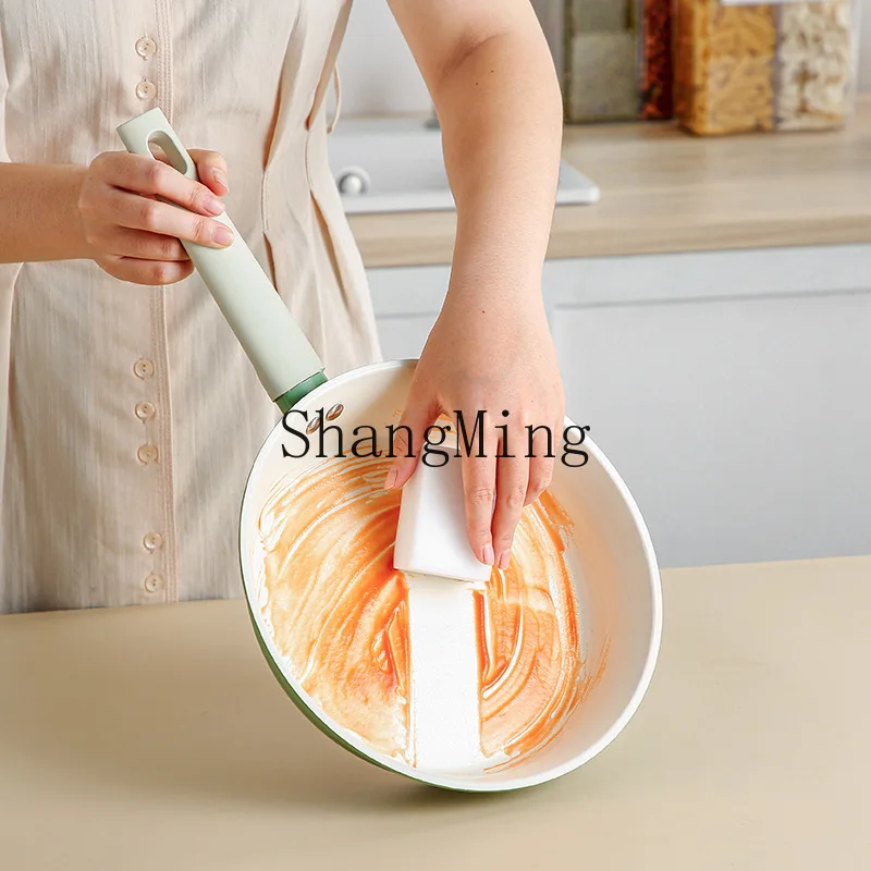 

CL ceramic non-stick flat-bottomed enamel pot induction cooker universal one-person food household complementary food decoction