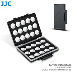CR2032 Battery Case,Water-Resistant Anti-Shock,Coin Cell Battery Case for 30x CR2032 / CR2025 / CR2016 Button Round Battery Case