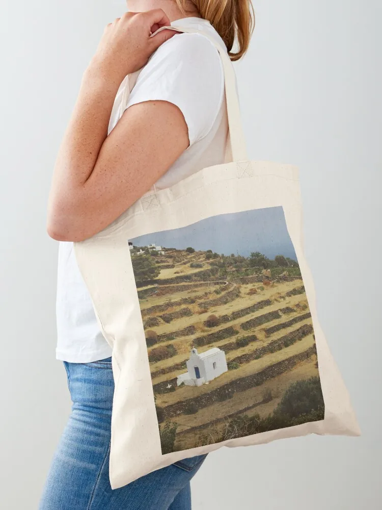 

Greek island Sifnos Tote Bag Shopper Handbags women canvas tote bag
