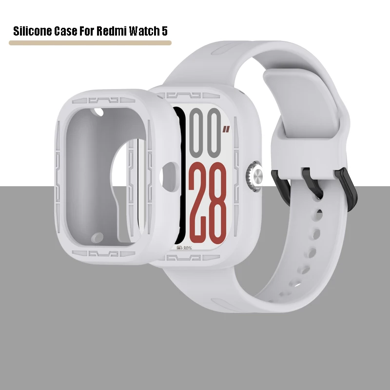 Soft Silicone Case Cover For Redmi Watch 5 Case ShockProof Bumper Shell Accessories
