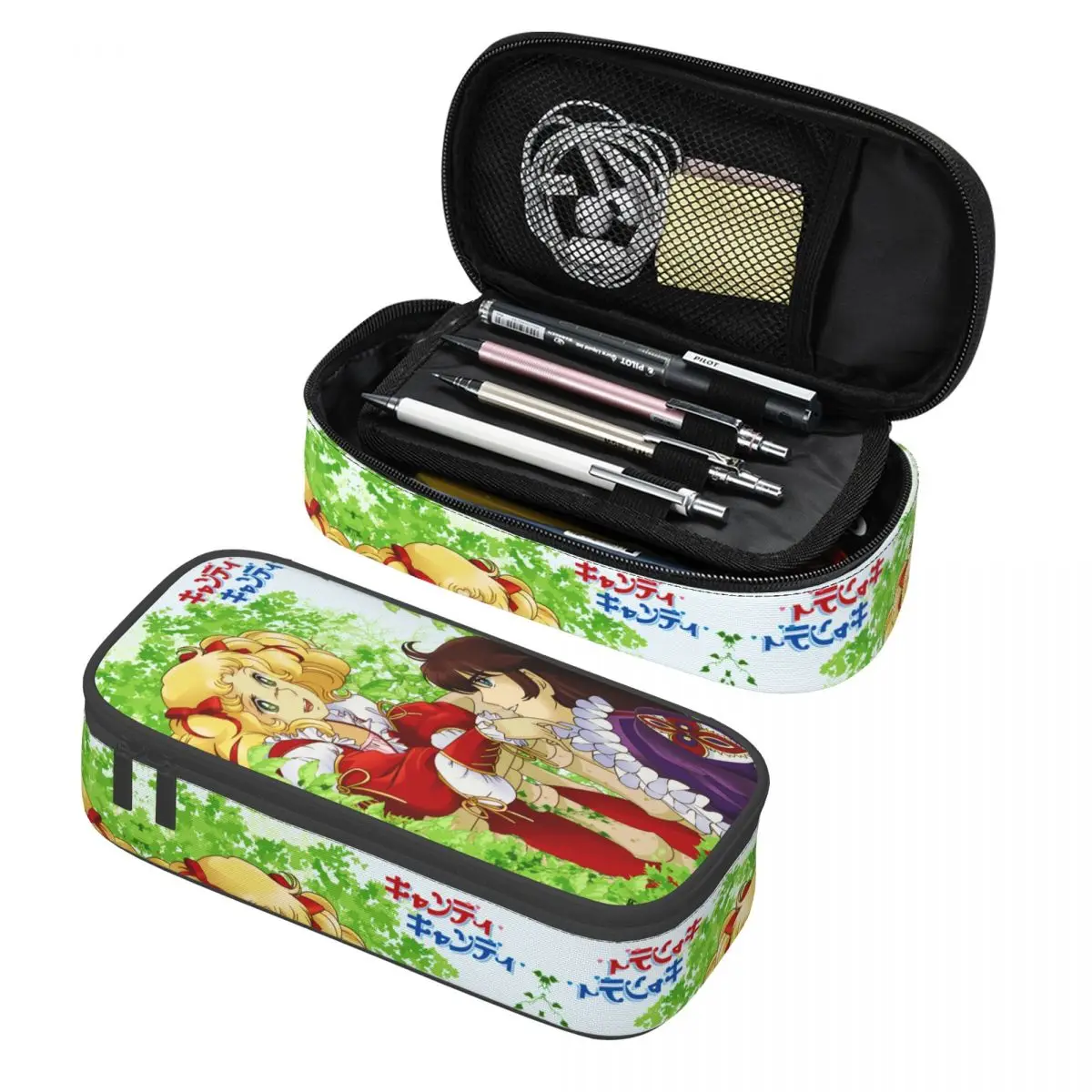 

Custom Candy Candy Cute Pencil Case Girl Boy Large Capacity Anime Manga Cartoon Girl Pencil Bag School Accessories