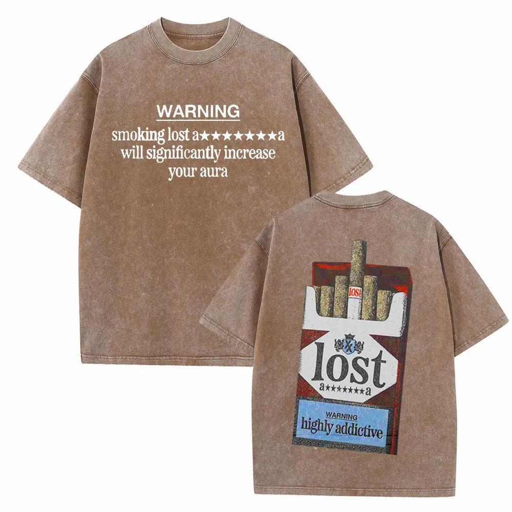 Machine Gun Kelly MGK Lost Americana Washed T-shirt Vintage O-Neck Short Sleeve Cotton T-Shirts Swiftie Gift