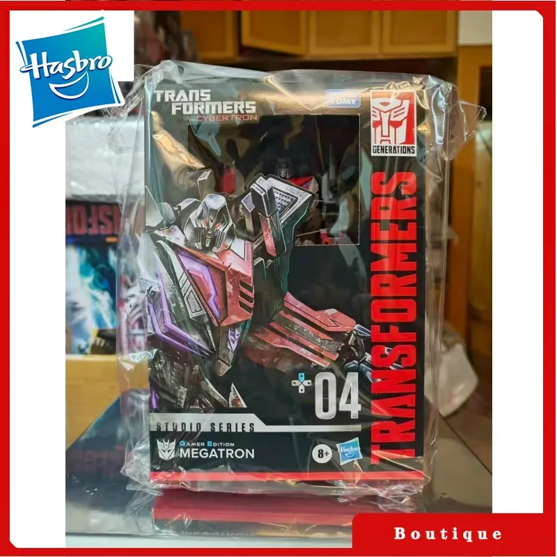 

In stock Hasbro Transformers toys Gamer Edition Deluxe Class WFC SS-GE-04 Megatron Cybertron Autobots Action Figures Collectible