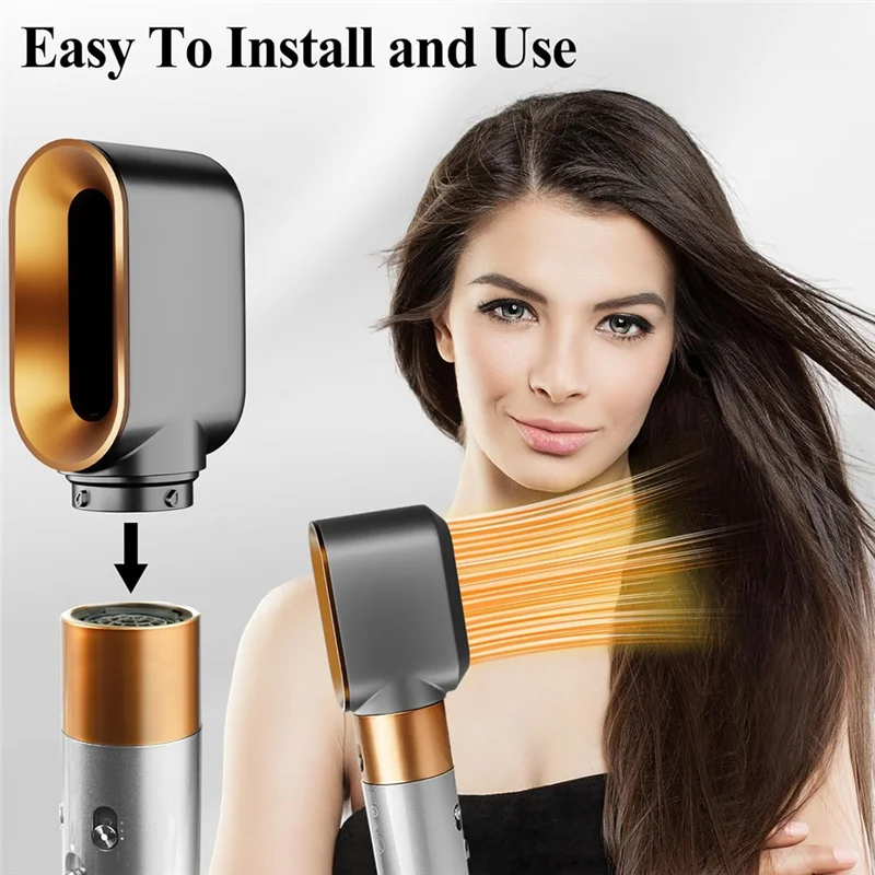 Diffusore per arricciatura ABBK-Wave Attacco per asciugatrice nero e pre-styling per Dyson Airwrap per migliorare la definizione e controllare i ricci ondulati