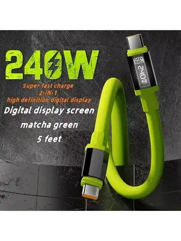 Cabo usb tipo c pd de 240w, carregamento rápido, cabo de dados para iphone, samsung, xiaomi, huawei, usb c para usb c, fio de carga rápida