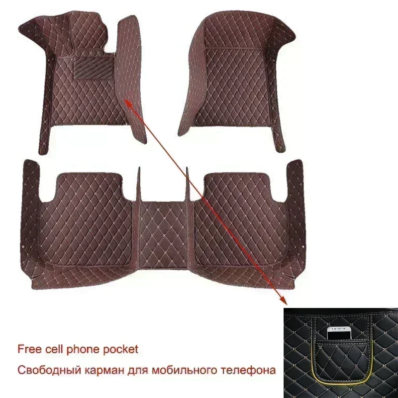 Tapis de sol de voiture personnalisés pour KIT, détails intérieurs, accessoires, 206, 2004, 2008, 207, 207, CC, 301, 2012, 2019, 607, 2004, 2006