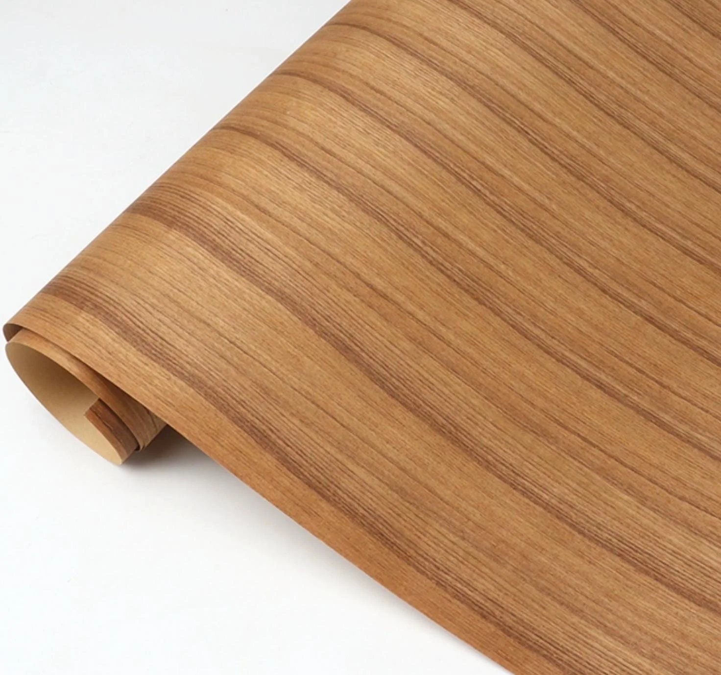 

L:2.5meters Width:580mm T:0.3mm Natural Tai Pomelo Straight Grain Wood Veneer For Guitar Making Home Decoration