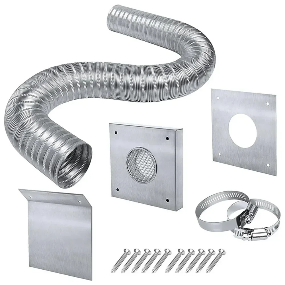 

Home Heating Fresh Air Intake Air Intake System 2 Inches Aluminum Elbow Pipe Weather-Proof Cover For Efficient Operation