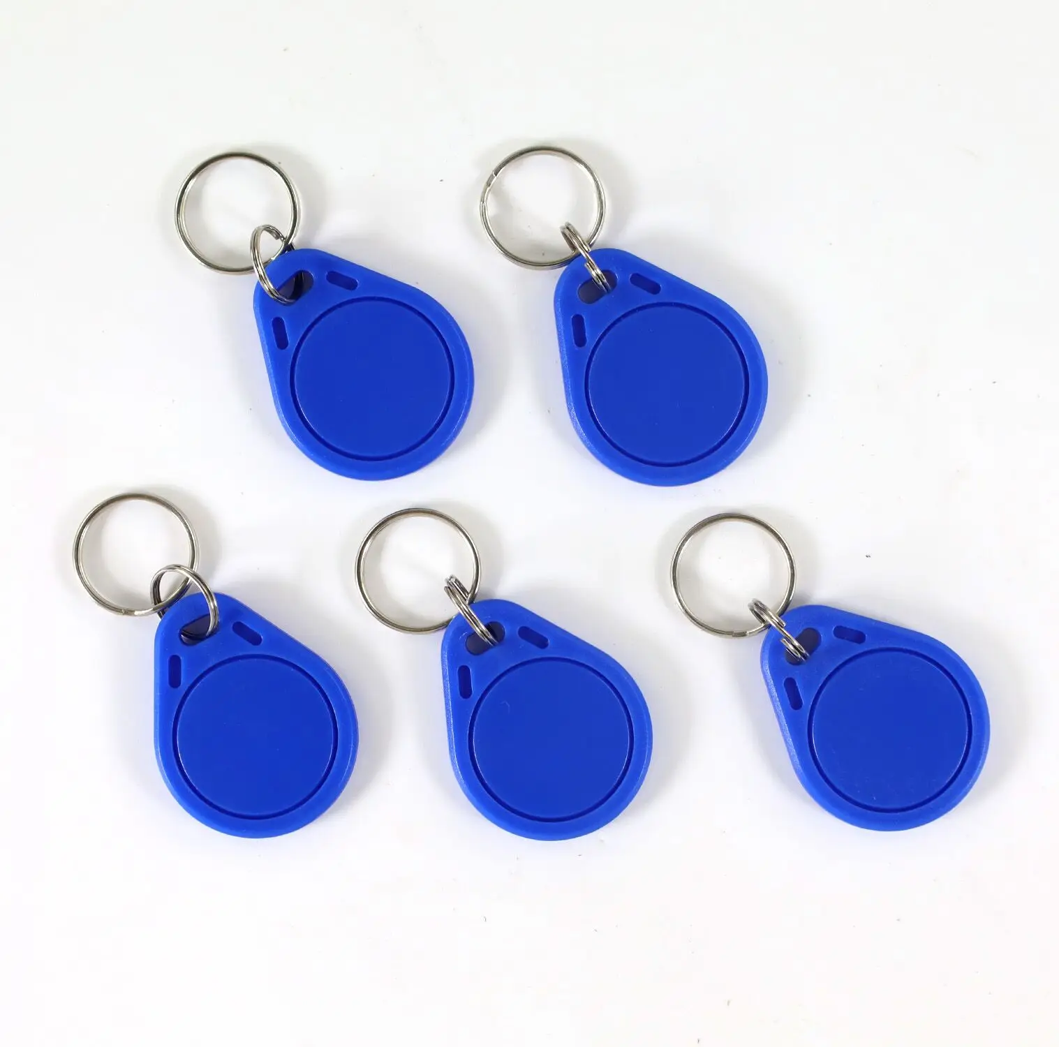 5PCS/10PCS 13.56MHz RFID UID Changeable Keyfobs Mif 1k S50 Block 0 Sector Writable RFID IC Keychains Tags Clone Access Control